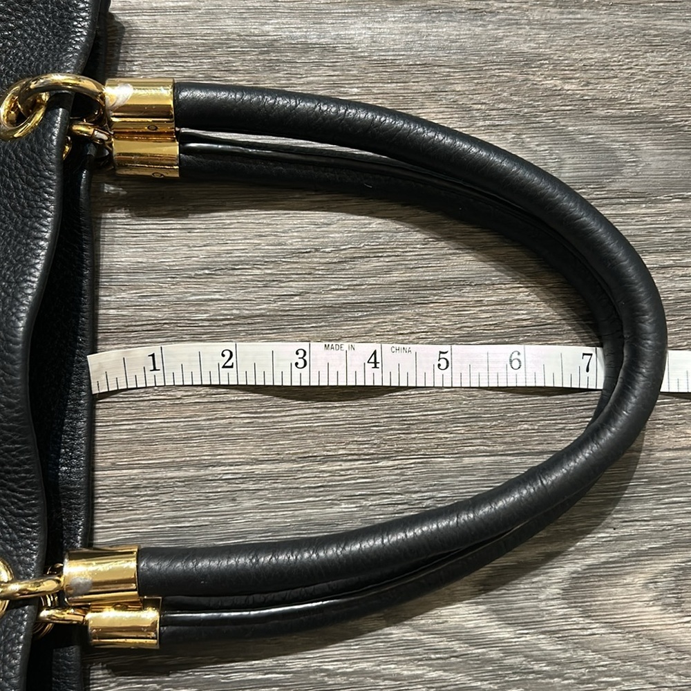 Marc by Marc Jacobs Tote Bag Too Hot To Handle Bentley Black Pebbled Leather - Picture 11 of 15